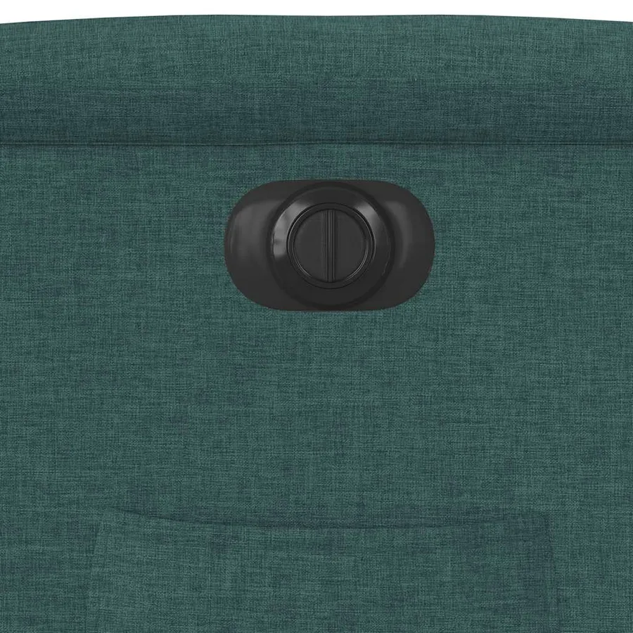 Fauteuil inclinable électrique Vert foncé Tissu - 12