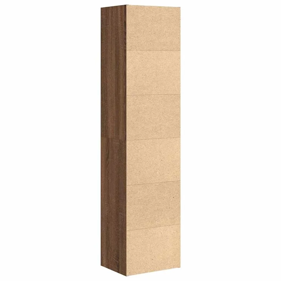 Bibliothèque chêne marron 31x24x127 cm bois d'ingénierie - 6
