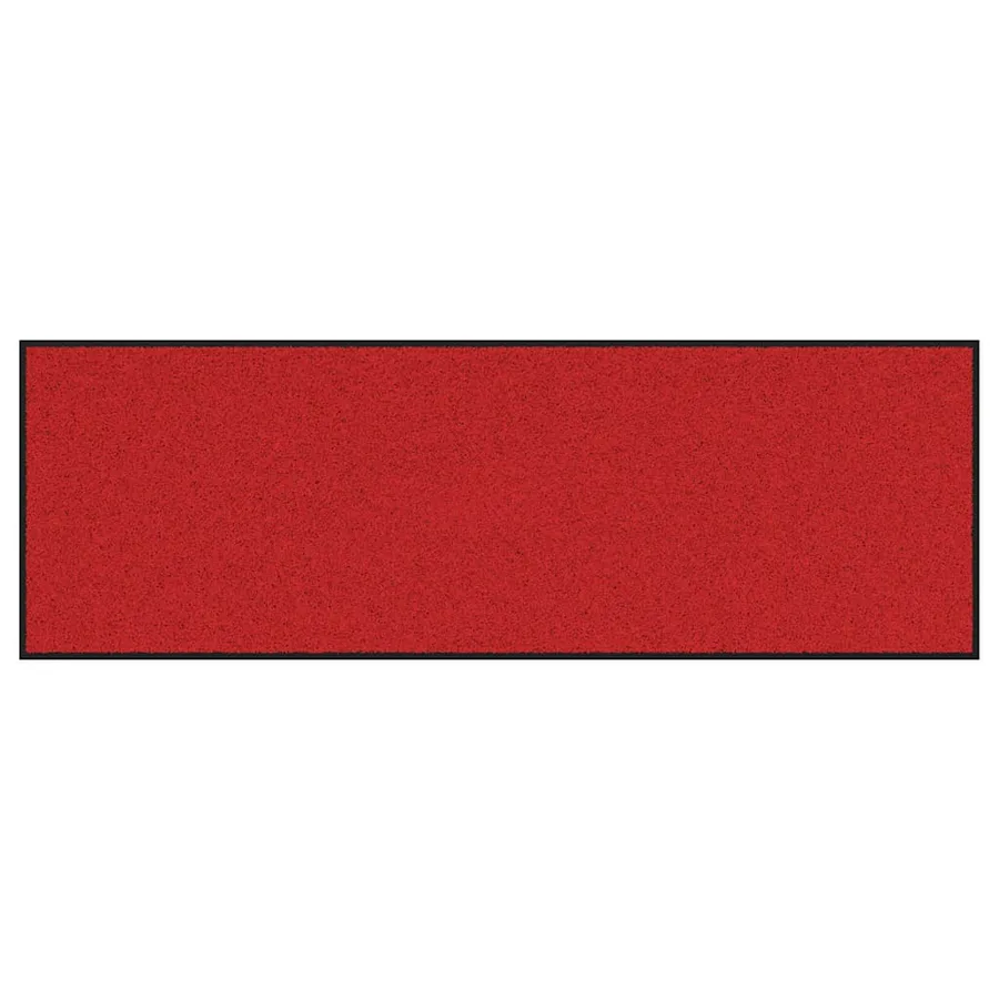 Tapis d'entrée Rouge et Noir 60 x 180 cm 100% Polyamide - 2