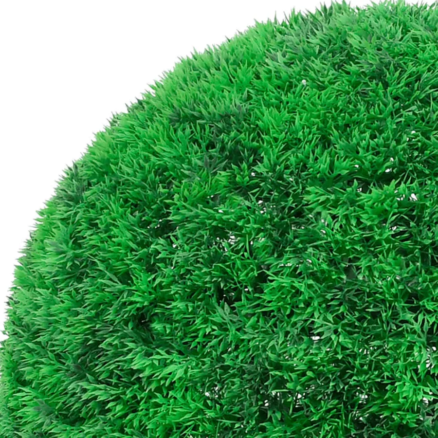 Boules de buis artificielles avec lumières LED 2 pcs vert 52 cm - 3