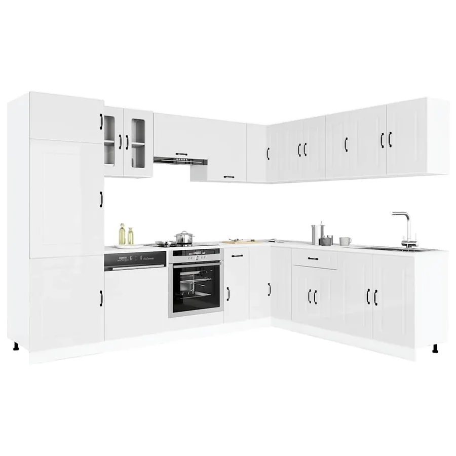 Ensemble d'armoires de cuisine 14 pcs Kalmar bois d'ingénierie