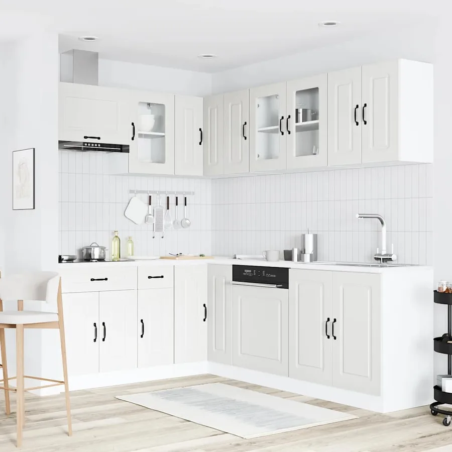 Ensemble d'armoires de cuisine 11 pcs Kalmar bois d'ingénierie - 3