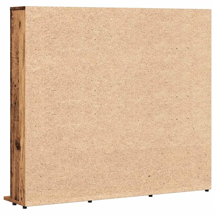 Armoire à CD vieux bois 100x23x89,5 cm bois d'ingénierie - 5