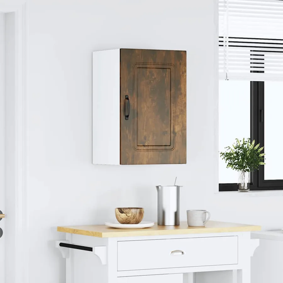 Armoire murale de cuisine Kalmar chêne fumé bois d'ingénierie - 3