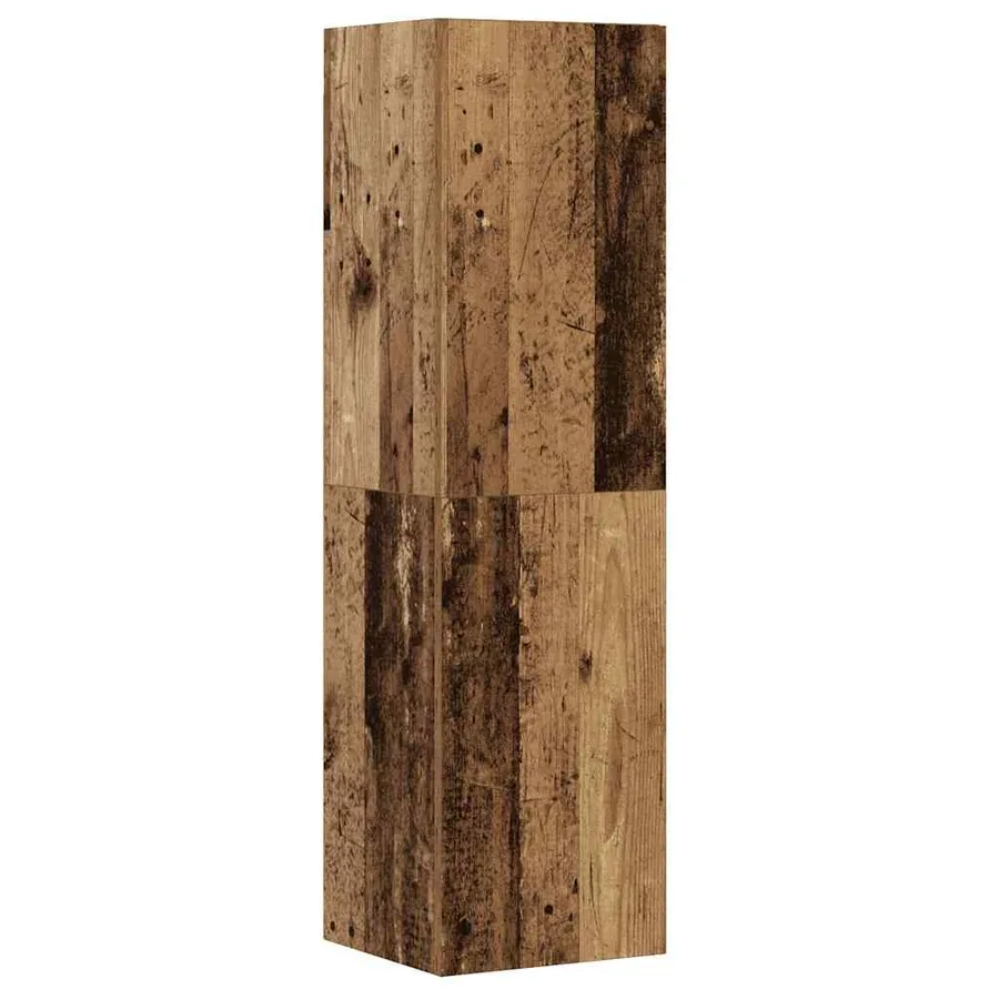 Ensemble de meuble TV mural 8 pcs vieux bois bois d'ingénierie - 6