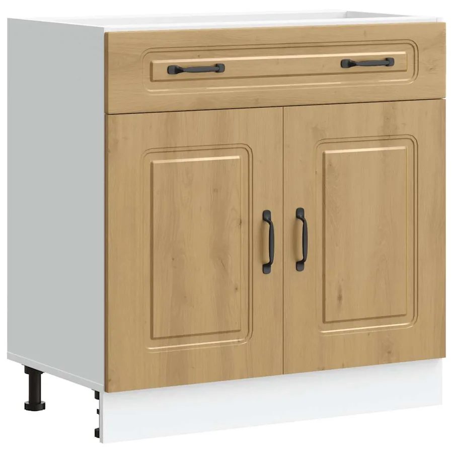 Armoire de cuisine Kalmar chêne artisanal bois d'ingénierie - 2