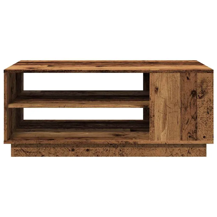 Table basse vieux bois 102x55x43 cm bois d'ingénierie - 4