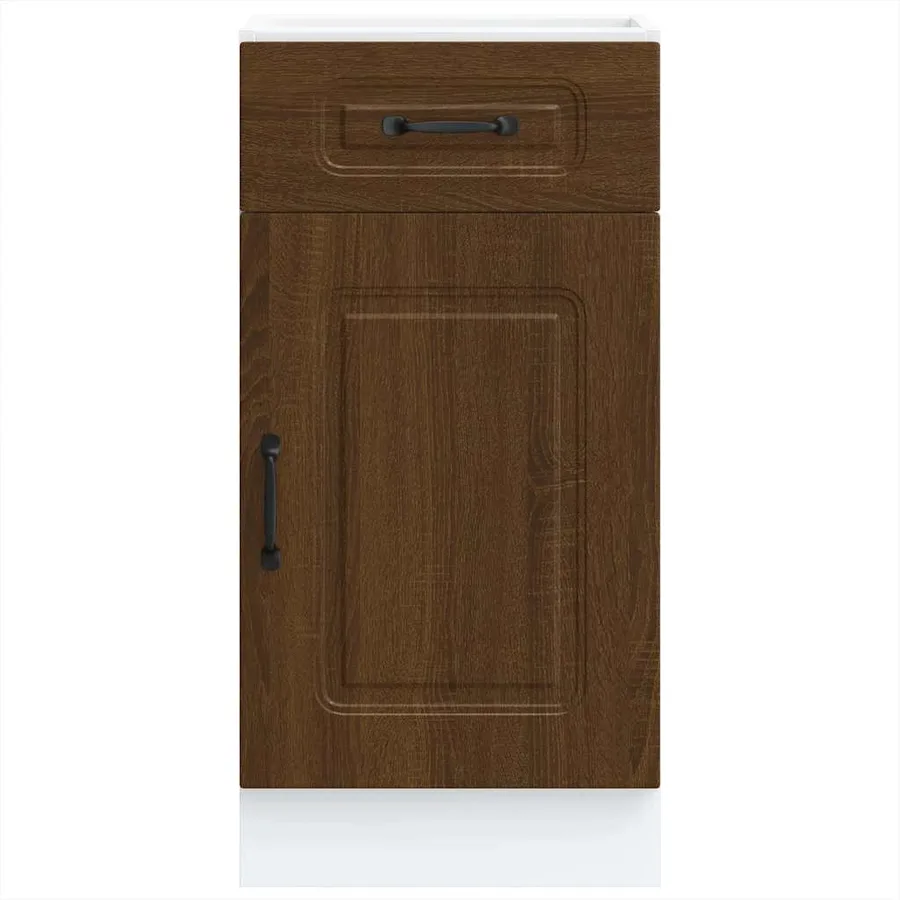 Armoire de cuisine Kalmar chêne marron bois d'ingénierie - 4