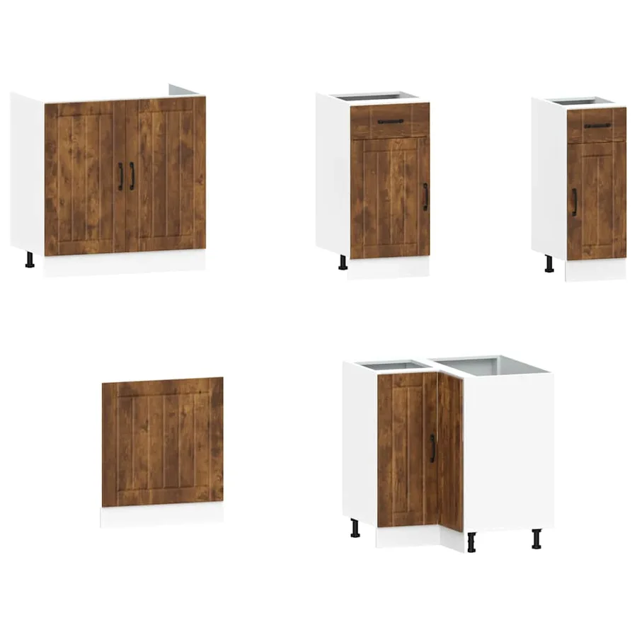 Ensemble d'armoires de cuisine 11 pcs Kalmar bois d'ingénierie - 4