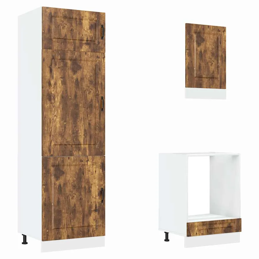 Ensemble d'armoires de cuisine 7 pcs Kalmar bois d'ingénierie - 5