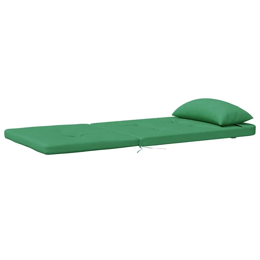 Coussins de chaise Uni 2 pcs Vert 58 x 77 x 4,5 cm Tissu Oxford - 4