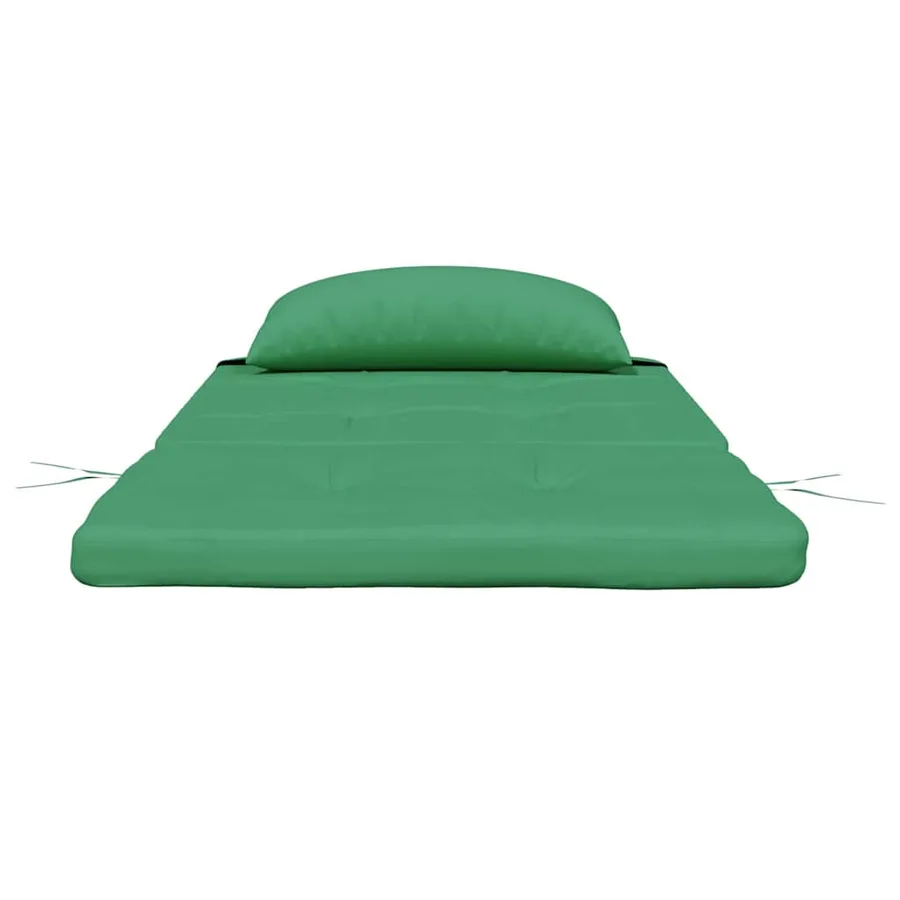 Coussins de chaise Uni 2 pcs Vert 58 x 77 x 4,5 cm Tissu Oxford - 6