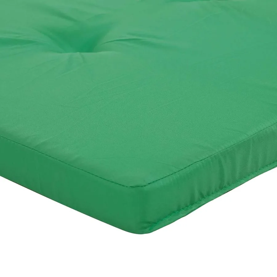 Coussins de chaise Uni 2 pcs Vert 58 x 77 x 4,5 cm Tissu Oxford - 9