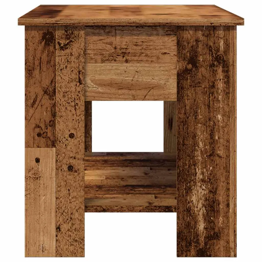 Table basse vieux bois 101x49x52 cm bois d'ingénierie - 7