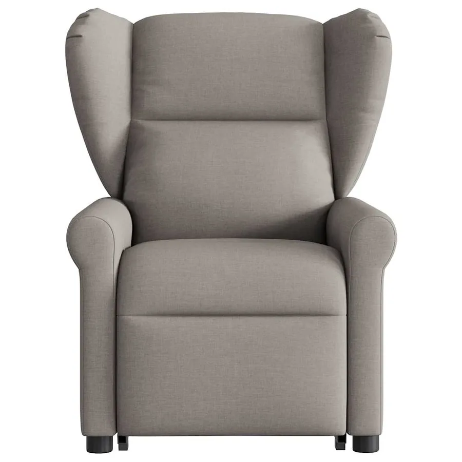 Fauteuil inclinable taupe tissu - 4