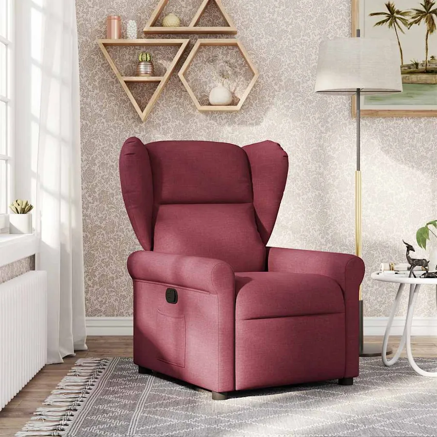 Fauteuil inclinable Rouge bordeaux Tissu