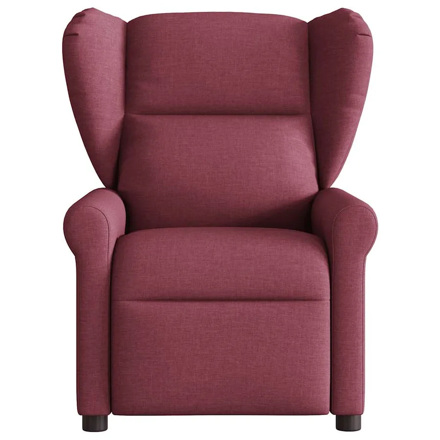 Fauteuil inclinable Rouge bordeaux Tissu - 3