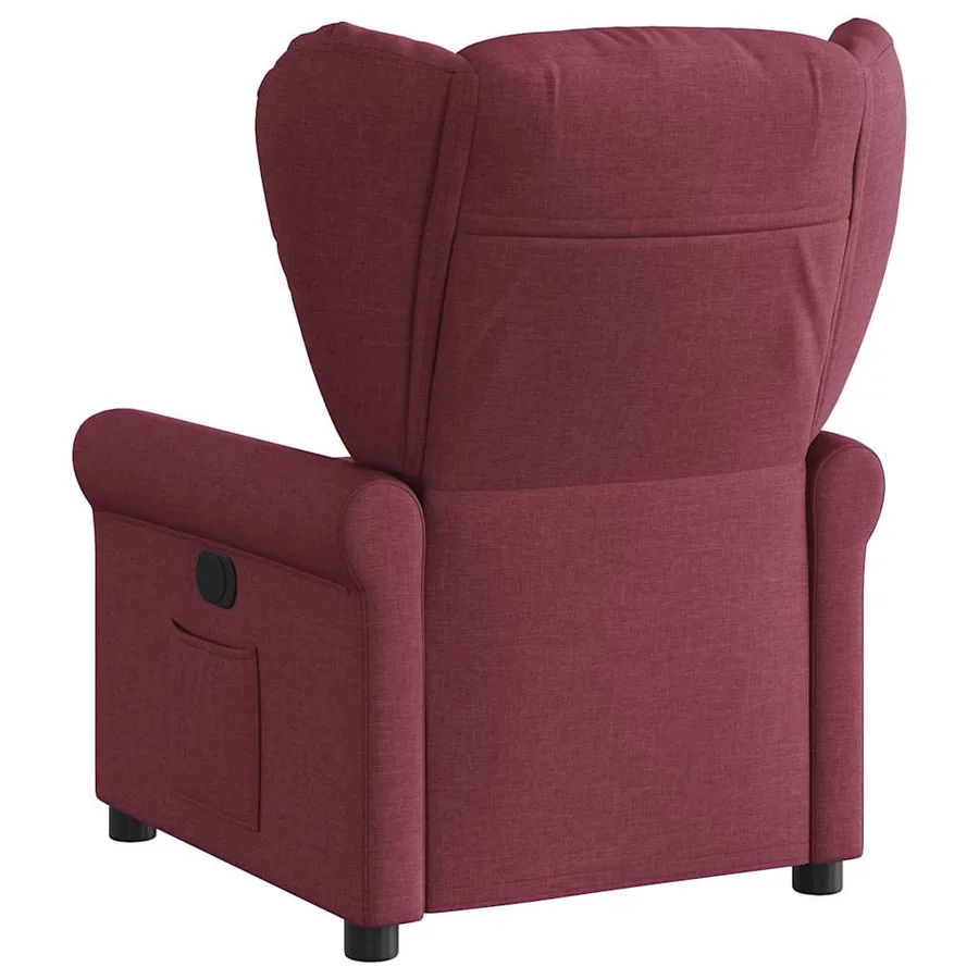Fauteuil inclinable Rouge bordeaux Tissu - 5