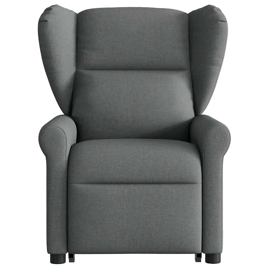 Fauteuil inclinable de massage électrique Gris foncé Tissu - 4