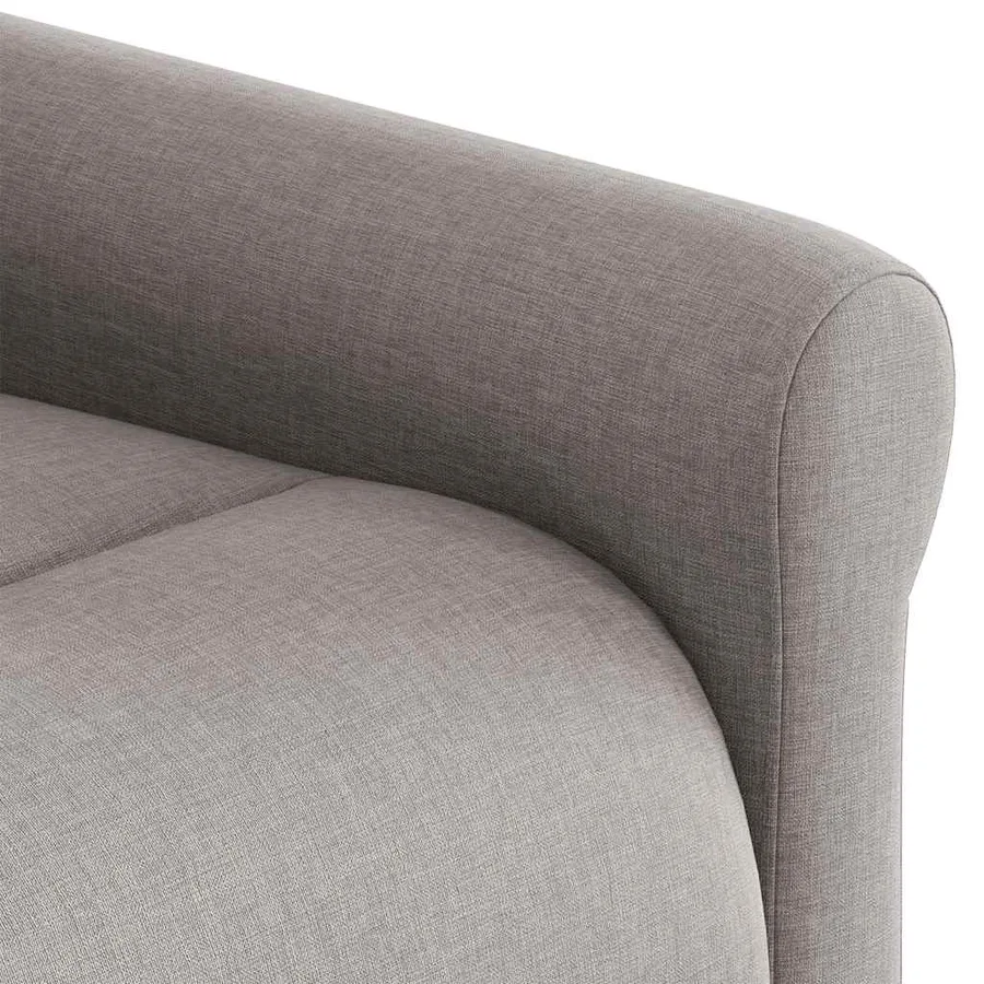 Fauteuil de massage inclinable Taupe Tissu - 10