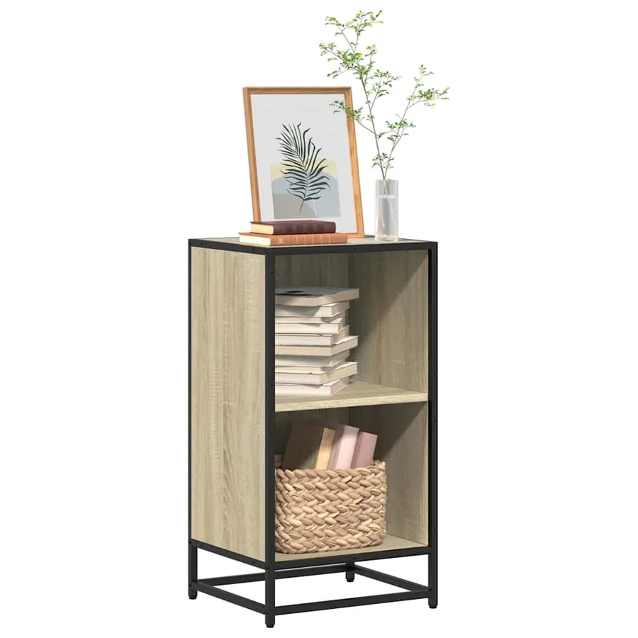 Bibliothèque chêne sonoma 40x35x76 cm bois d'ingénierie