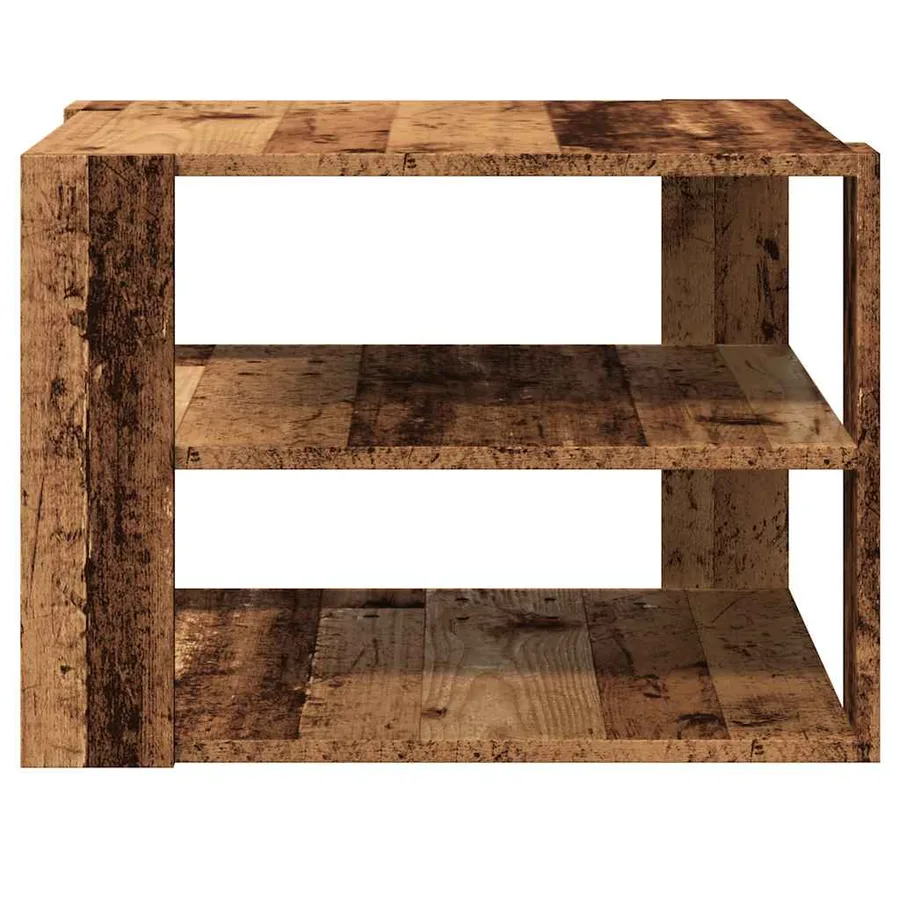 Table basse vieux bois 58x58x40 cm bois d'ingénierie - 4