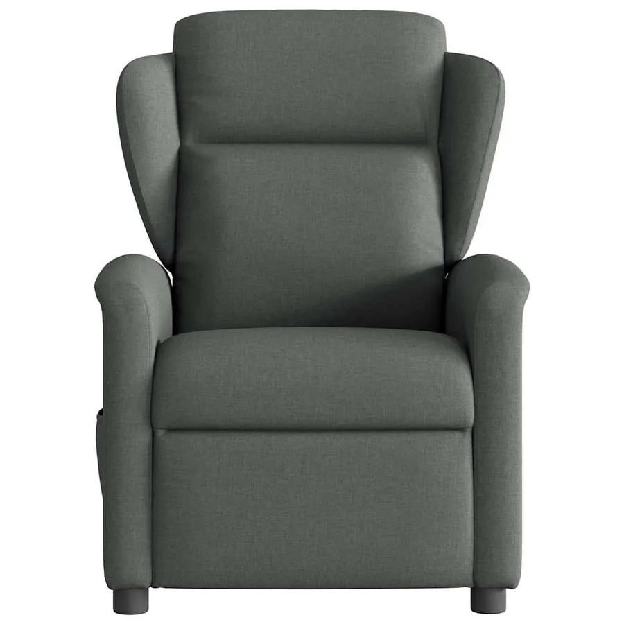 Fauteuil inclinable Gris foncé Tissu - 3
