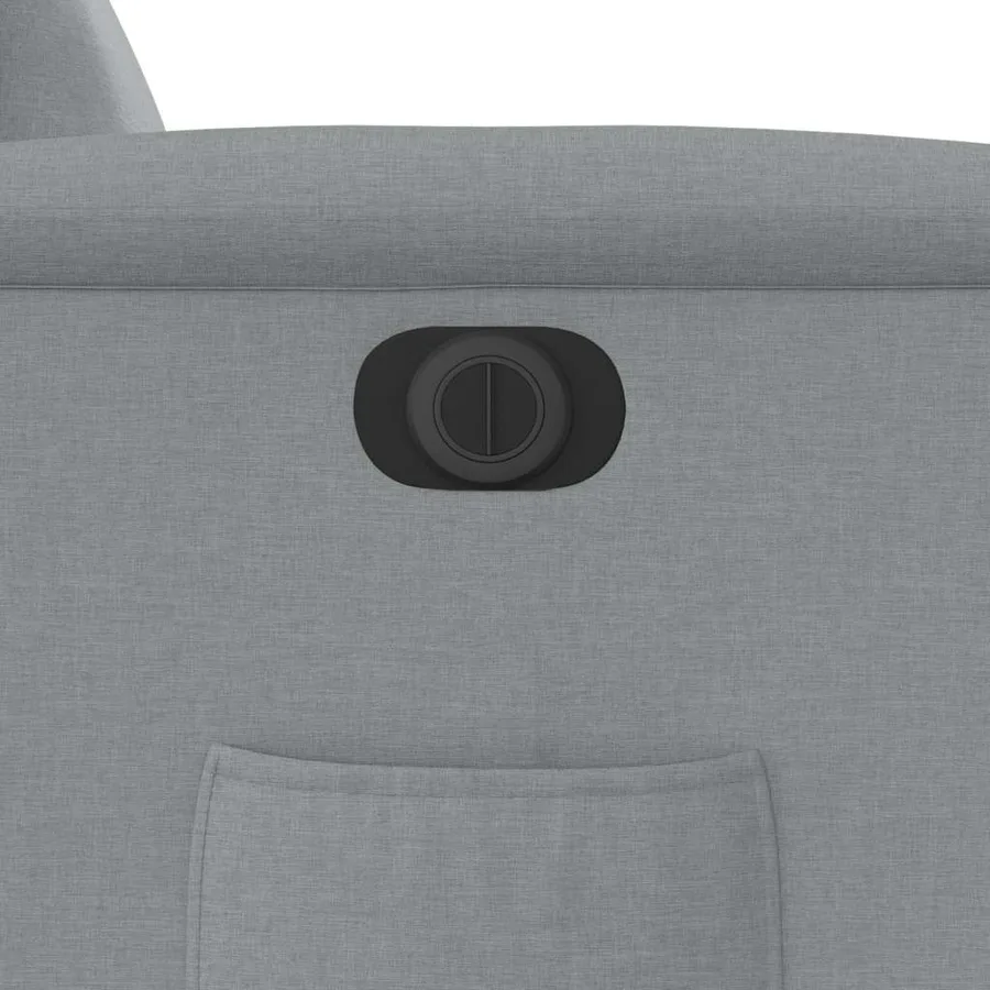 Fauteuil inclinable électrique Gris clair Tissu - 13