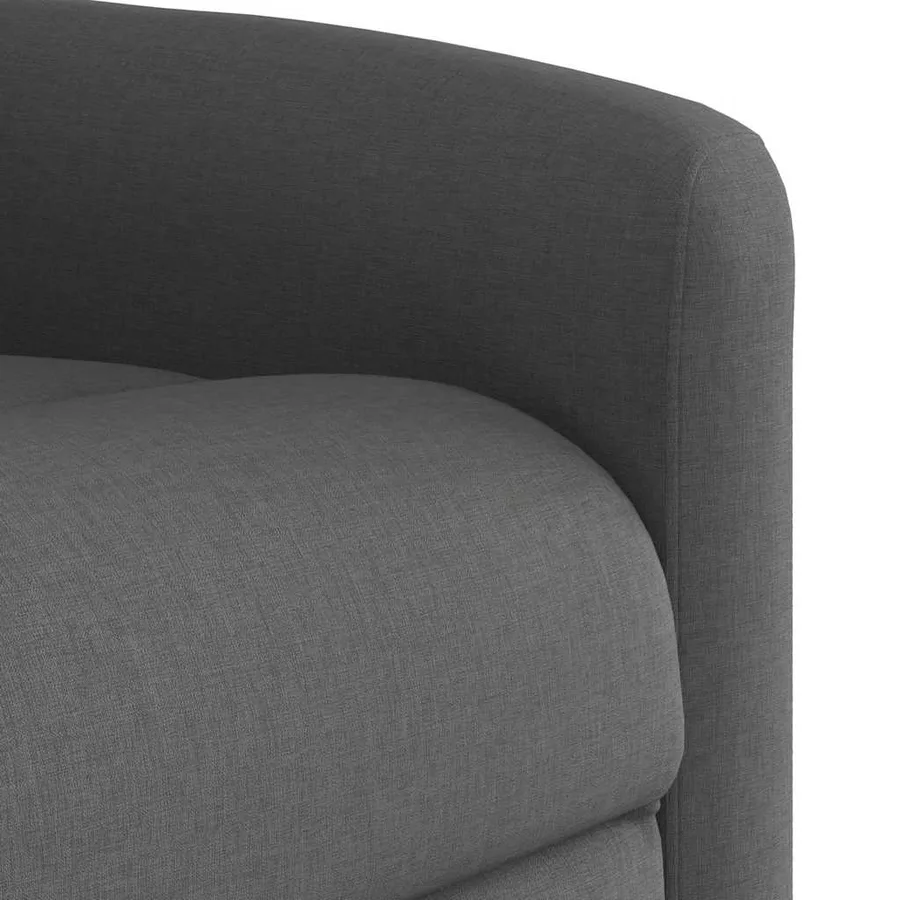 Fauteuil inclinable Gris foncé Tissu - 11