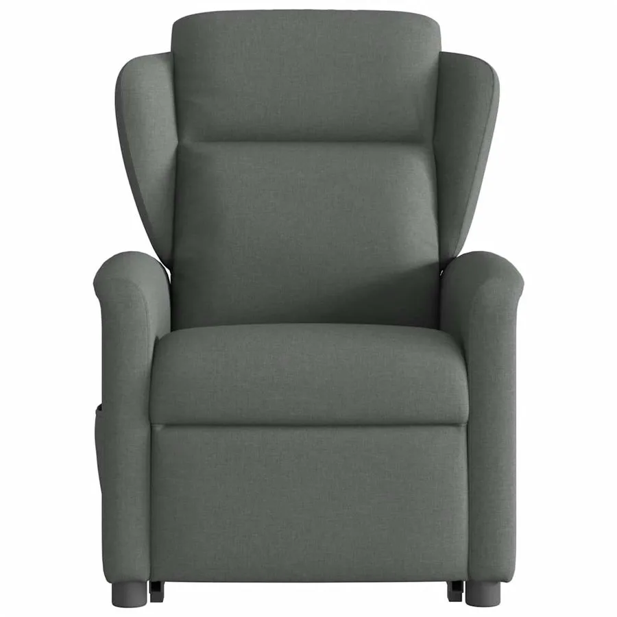 Fauteuil inclinable Gris foncé Tissu - 5