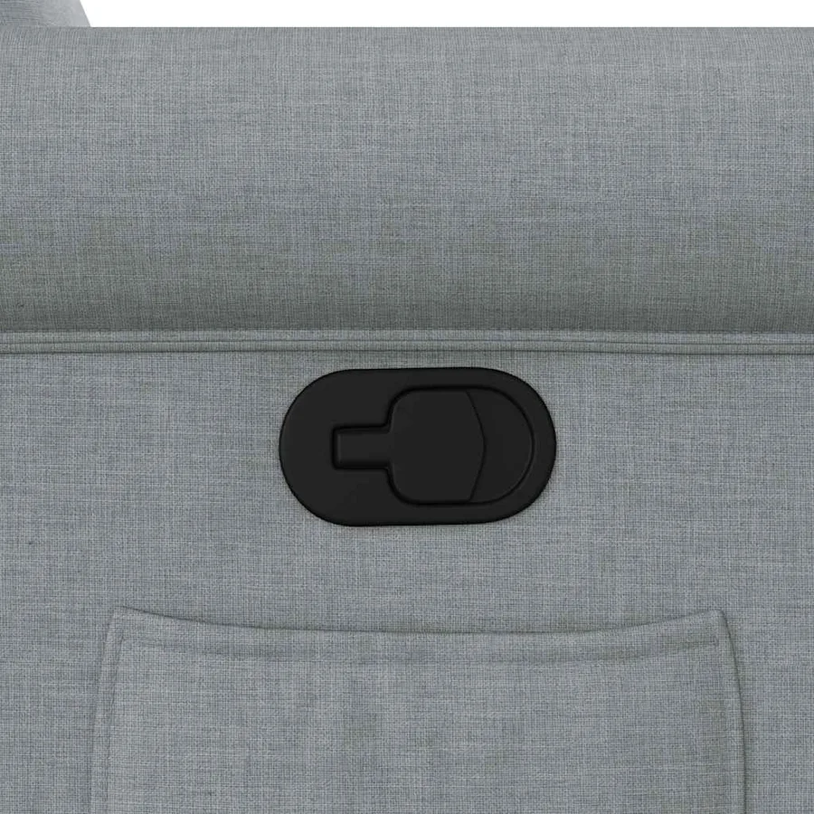 Fauteuil inclinable Gris clair Tissu - 12