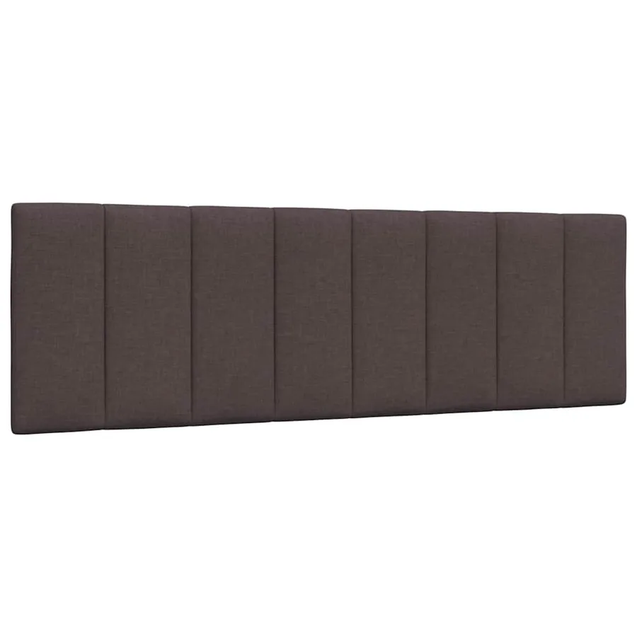 Cadre de lit sans matelas Hanko marron foncé 160x200 cm tissu - 8