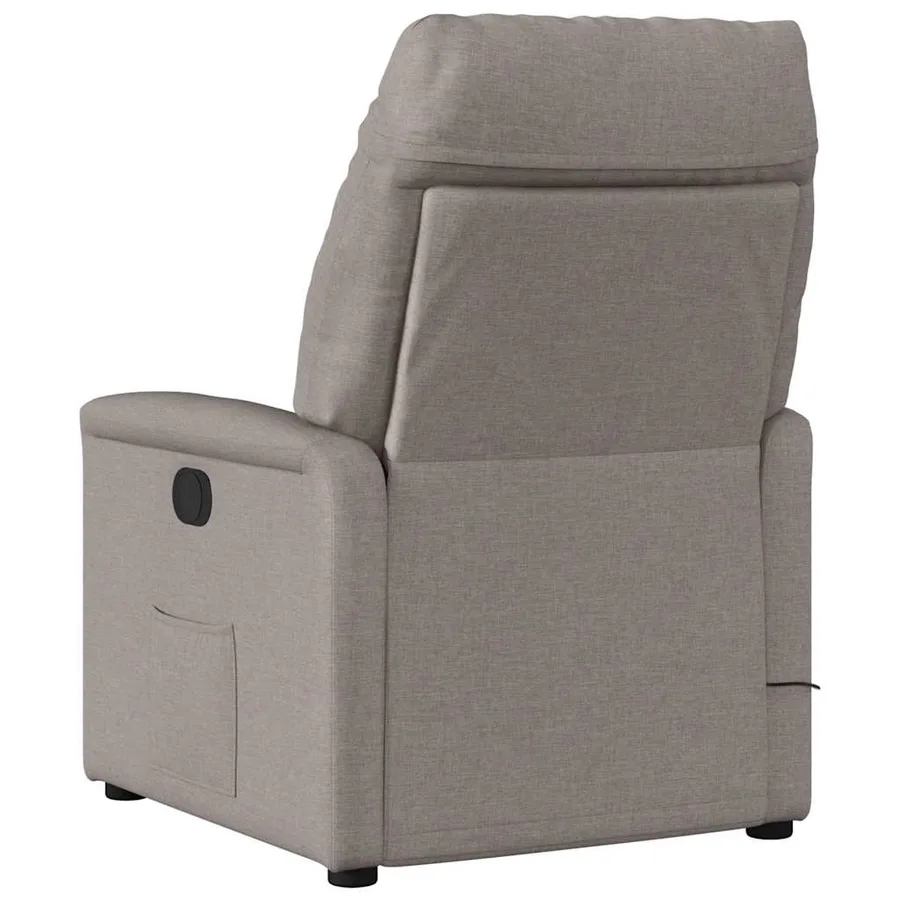 Fauteuil inclinable Taupe Tissu - 5