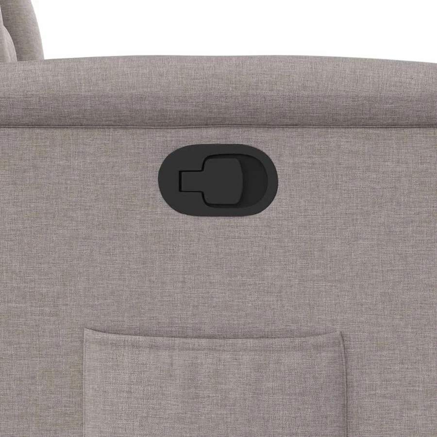 Fauteuil inclinable Taupe Tissu - 9