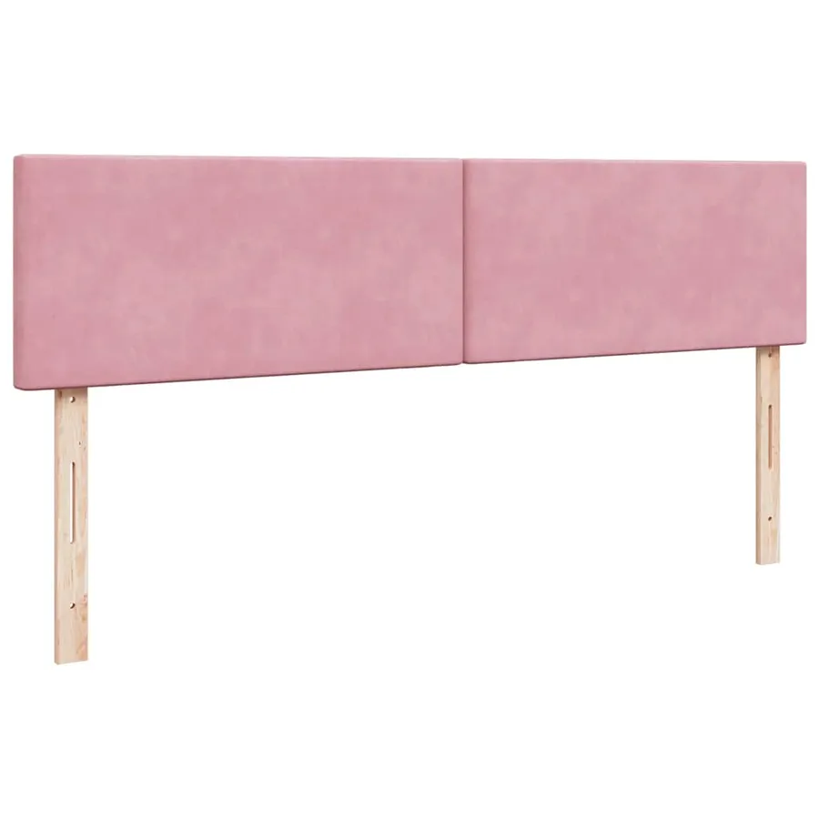 Lit ottoman avec matelas et LED Rose 180x200 cm velours - 10
