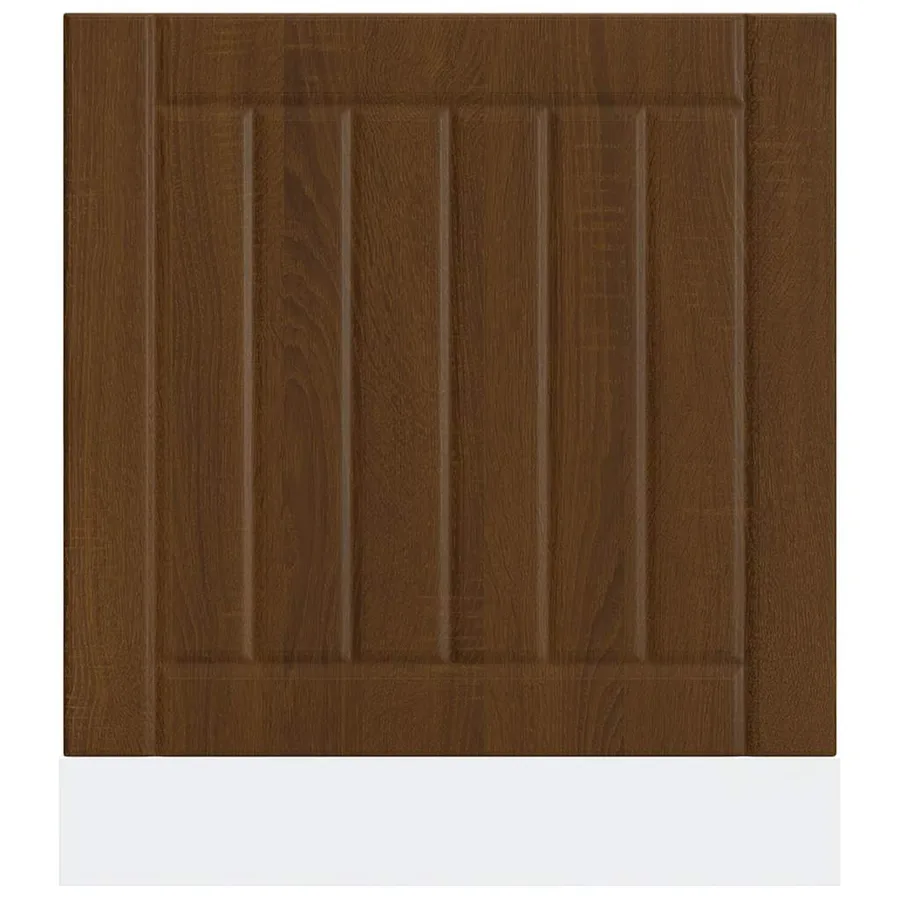 Panneau de lave-vaisselle Lucca chêne marron bois d'ingénierie - 4