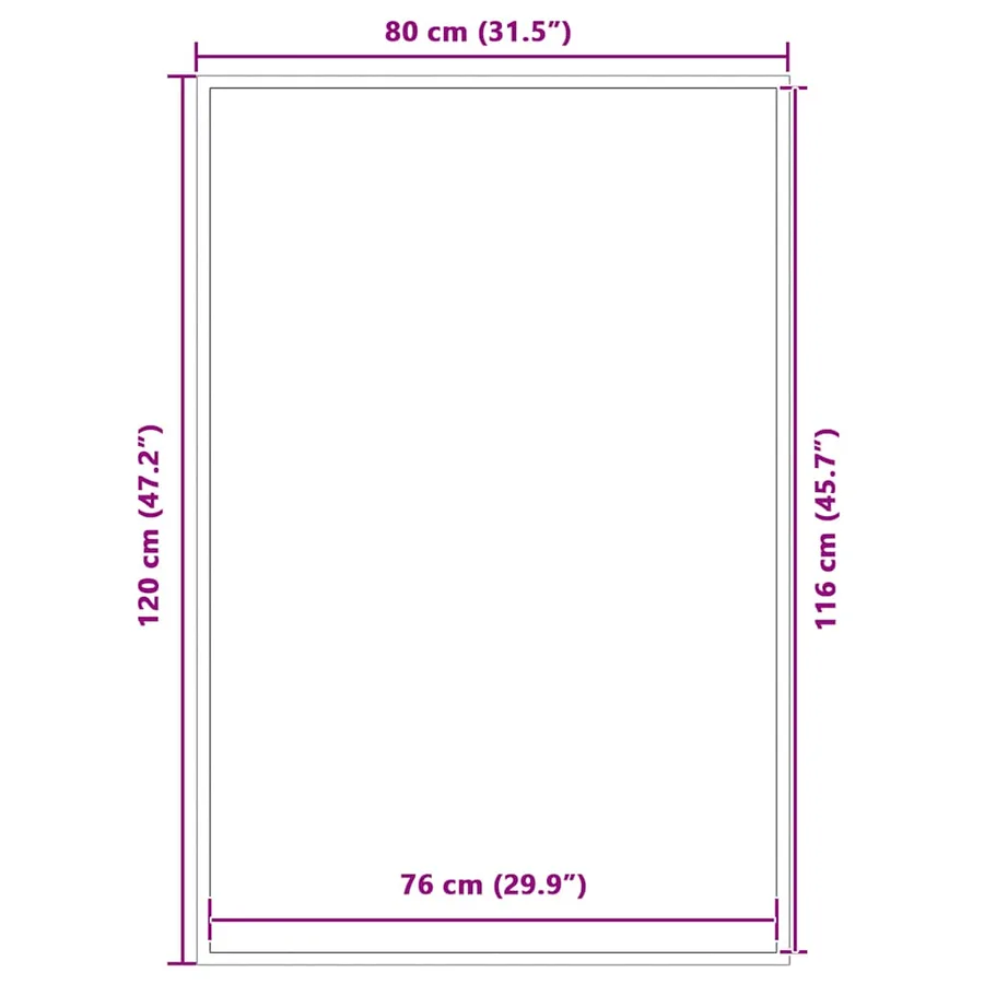 Paillasson Anthracite 80x120 cm - 7