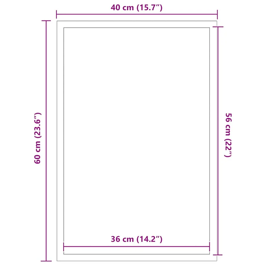 Paillasson Marron 40x60 cm - 7