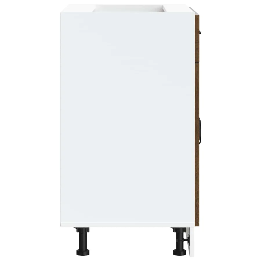 Armoire de cuisine Kalmar chêne marron bois d'ingénierie - 6