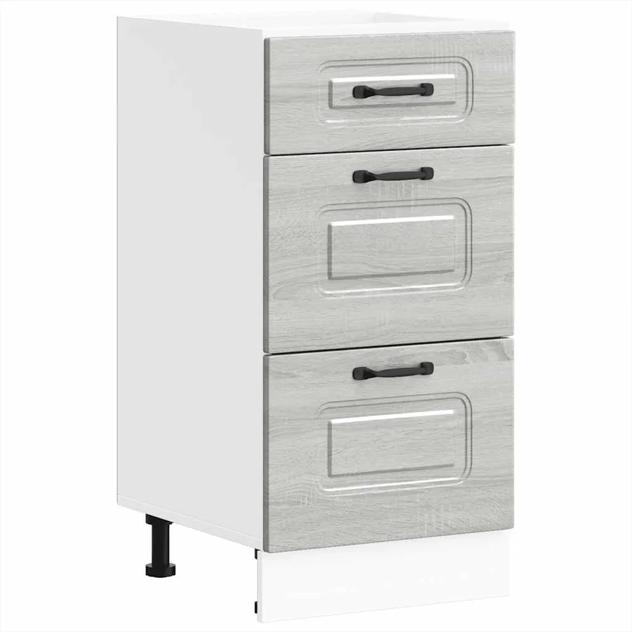Armoire de cuisine Kalmar sonoma gris bois d'ingénierie - 2