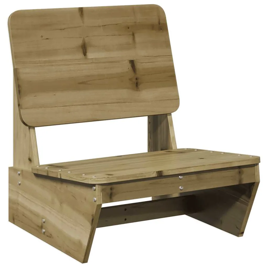 Chaise de jardin 60x64x70,5 cm bois de pin imprégné - 2