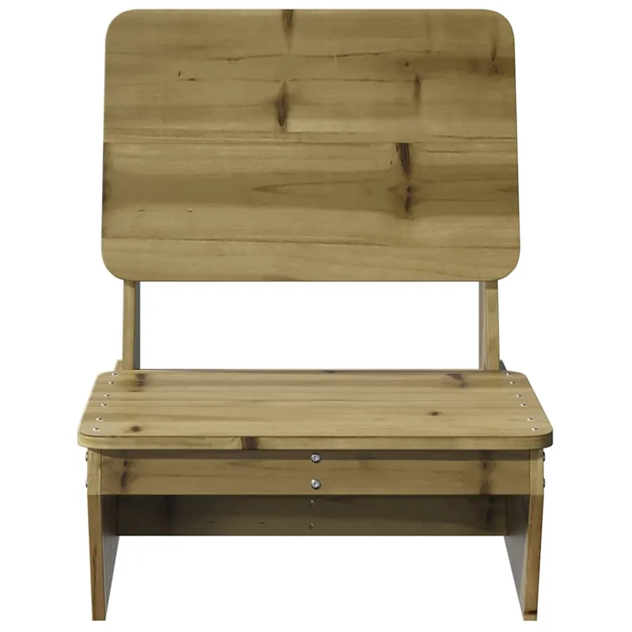 Chaise de jardin 60x64x70,5 cm bois de pin imprégné - 3