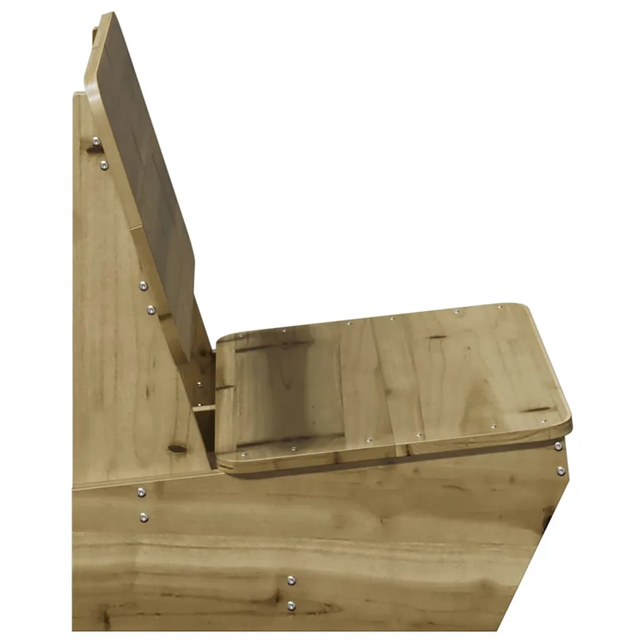 Chaise de jardin 60x64x70,5 cm bois de pin imprégné - 4