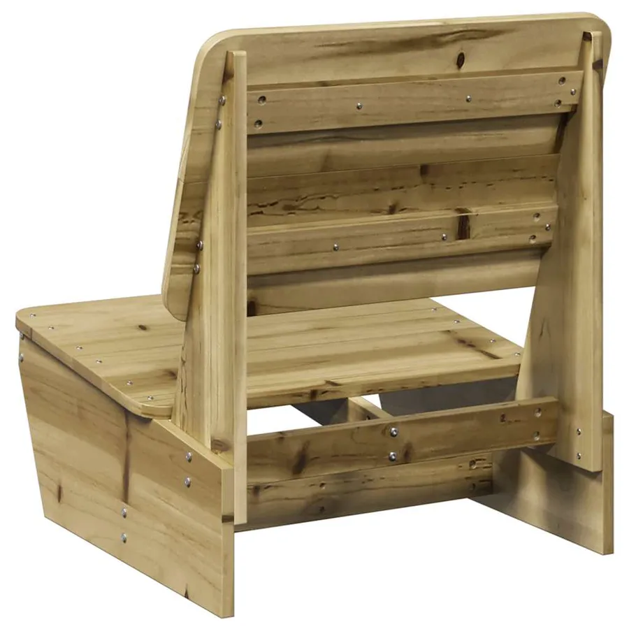 Chaise de jardin 60x64x70,5 cm bois de pin imprégné - 5