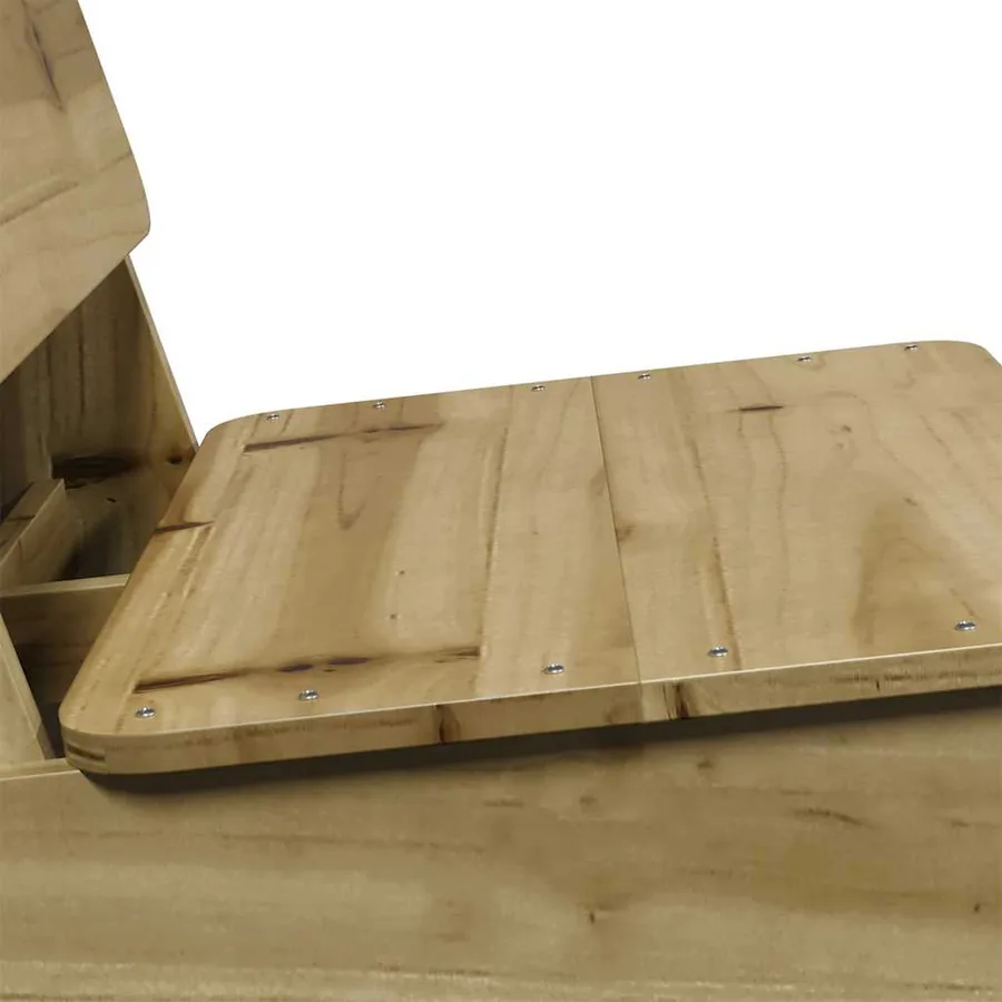 Chaise de jardin 60x64x70,5 cm bois de pin imprégné - 6