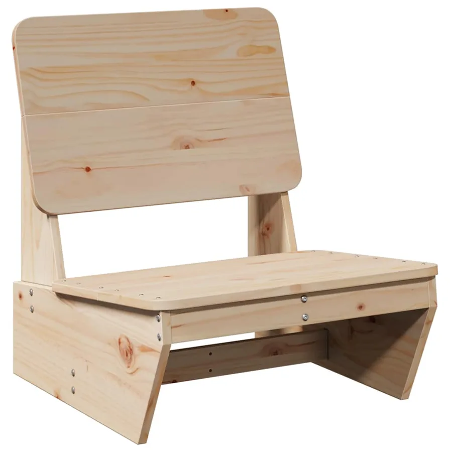 Chaise de jardin 60x64x70,5 cm bois de pin massif - 2
