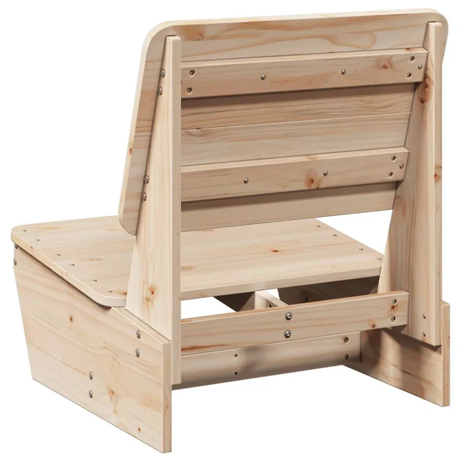 Chaise de jardin 60x64x70,5 cm bois de pin massif - 5