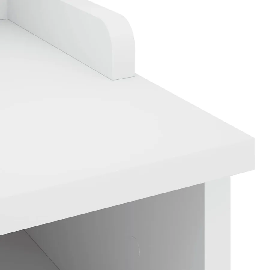 Banc de couloir SANDNES blanc 87x40x50 cm bois de pin massif - 8
