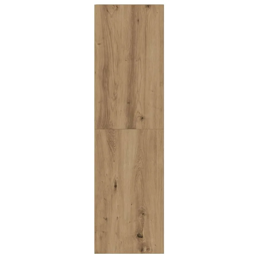 Meuble TV chêne artisanal 30,5x30x110 cm bois d'ingénierie - 4