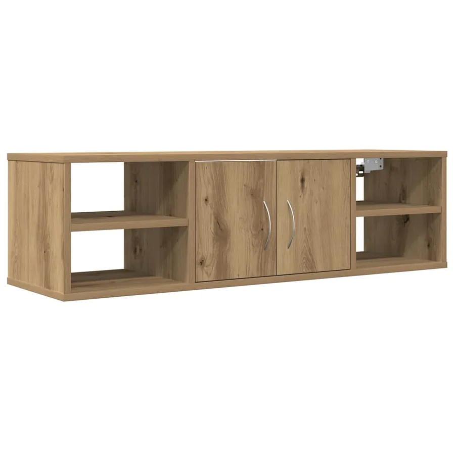 Armoire murale chêne artisanal 101x30x29 cm bois d'ingénierie - 2